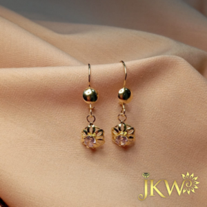Aretes de oro 18K