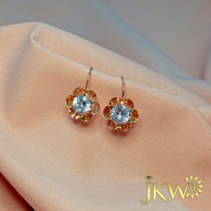 Aretes de oro 18K